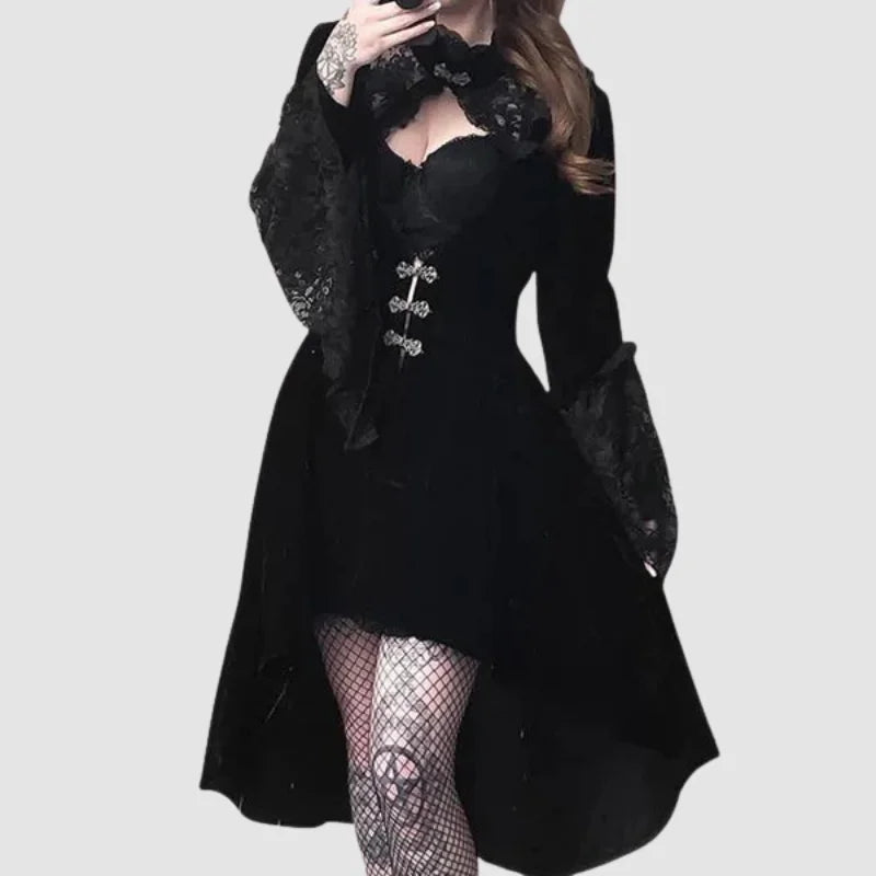 ROBE GOTHIQUE VICTORIENNE NOIRE