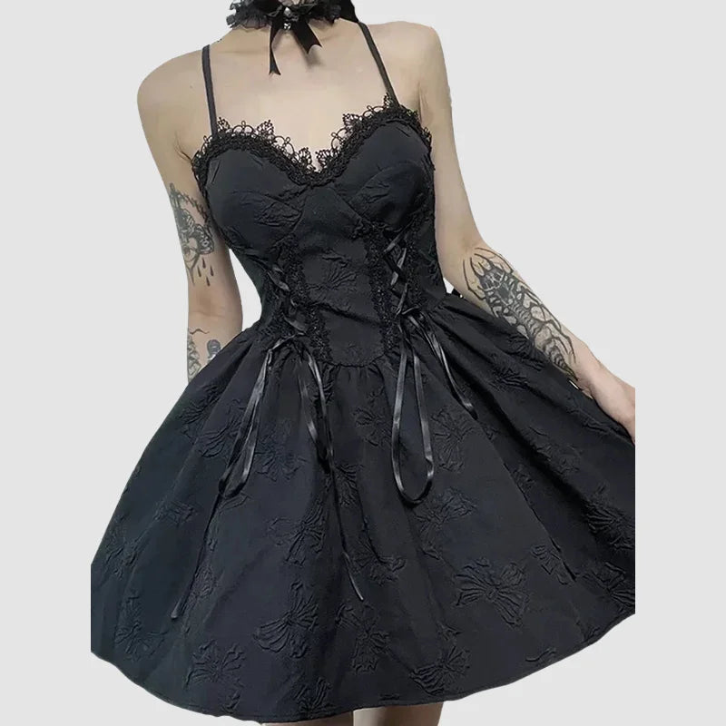 Robe gothique en jacquard