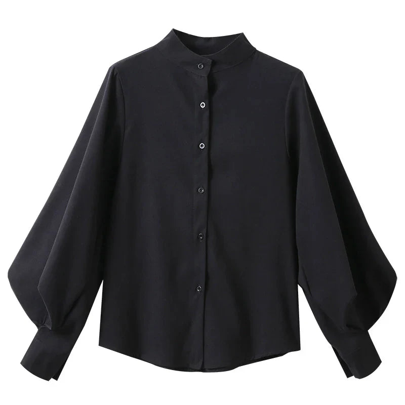 Schwarzes Gothic-Shirt im Big O'Laternen-Stil