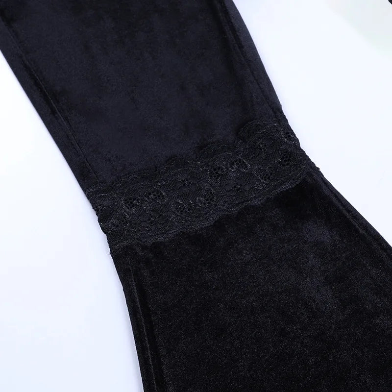 PANTALON CLOCHE GOTHIQUE