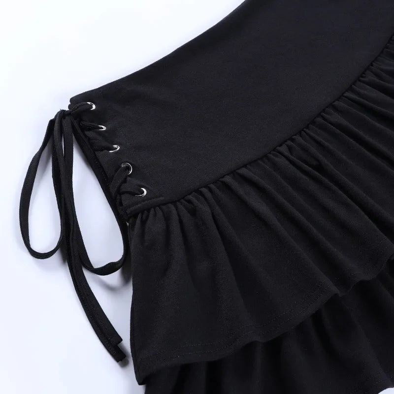 JUPE COURTE GOTHIQUE FEMME