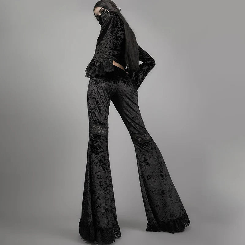PANTALON CLOCHE GOTHIQUE