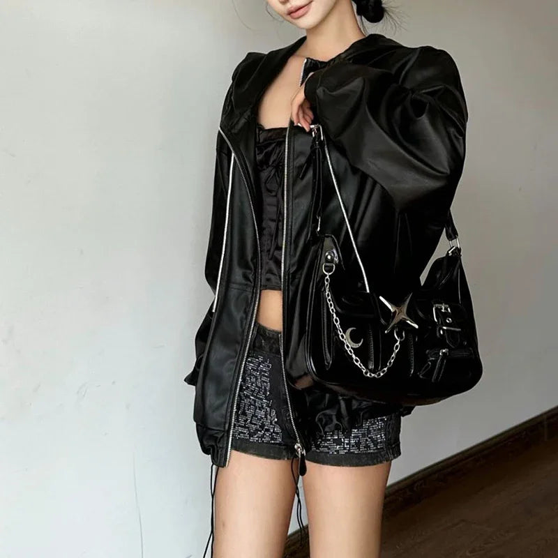 Sac en cuir Harajuku