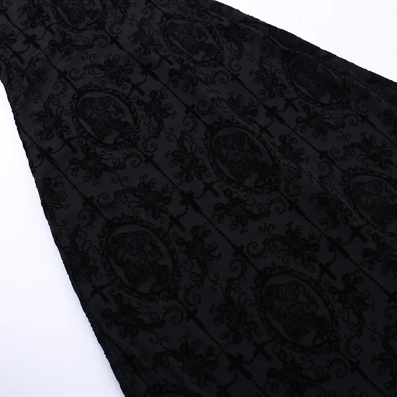 Robe longue Emo noire