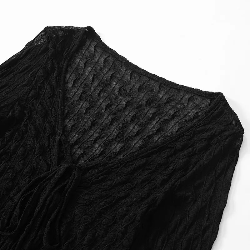 Gothic-Langarmbluse