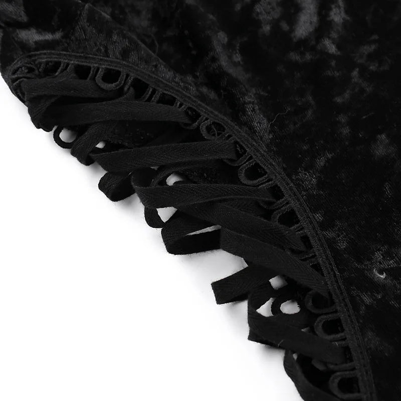 Gothic-Partykleid mit Trägern