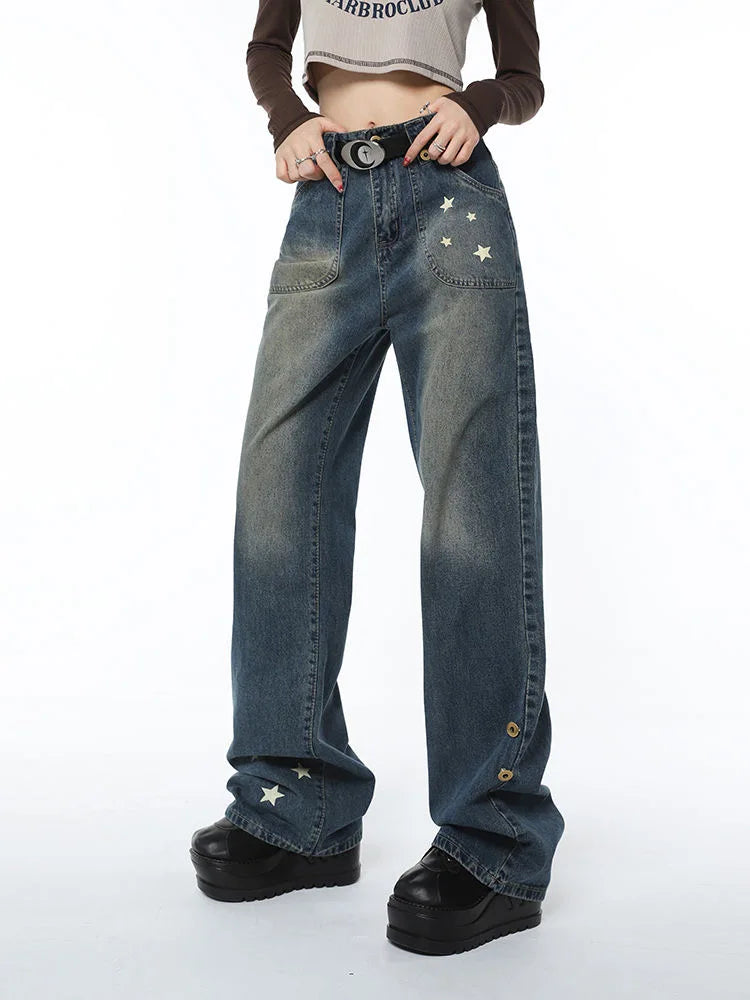 Jean cargo baggy - gris