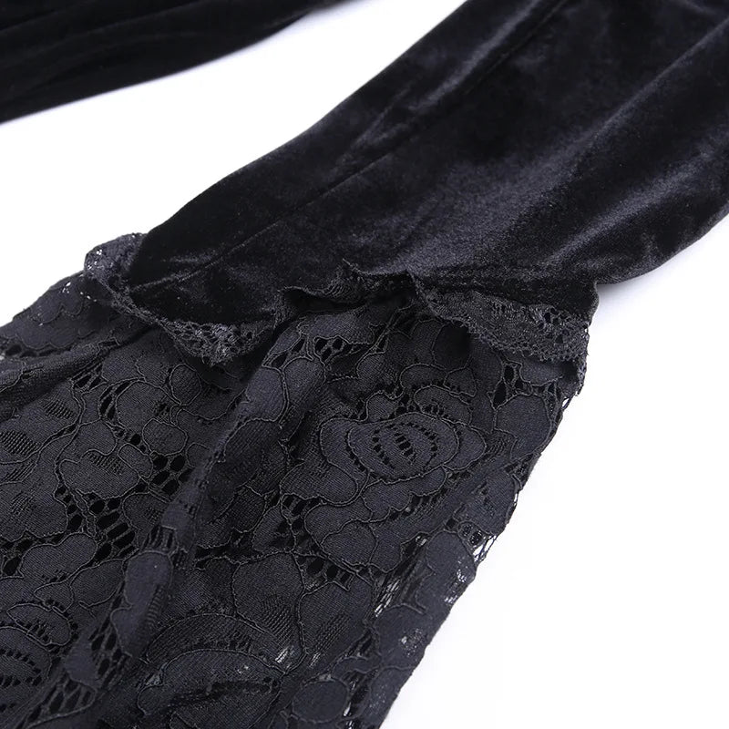 ROBE GOTHIQUE VICTORIENNE NOIRE