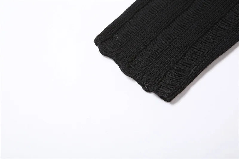 Blouse noire avec ficelle
