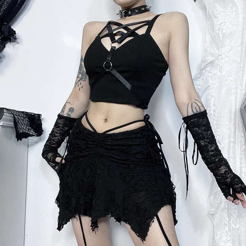 Gerippter Gothic-Rock