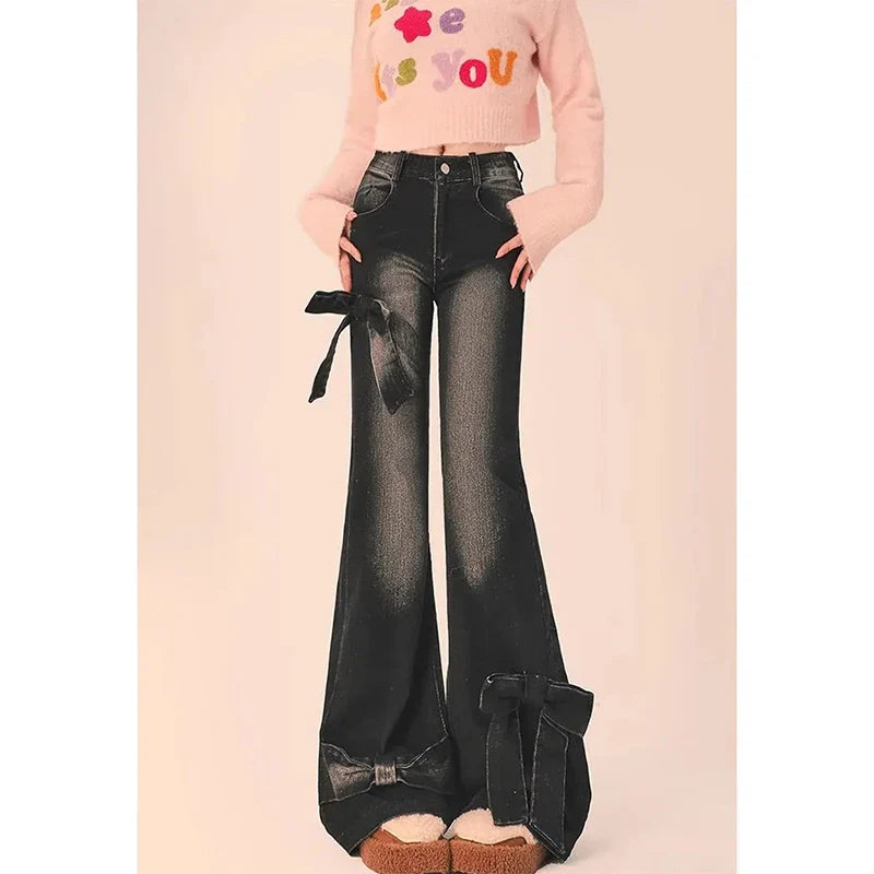 Jean cowgirl à nœud gothique