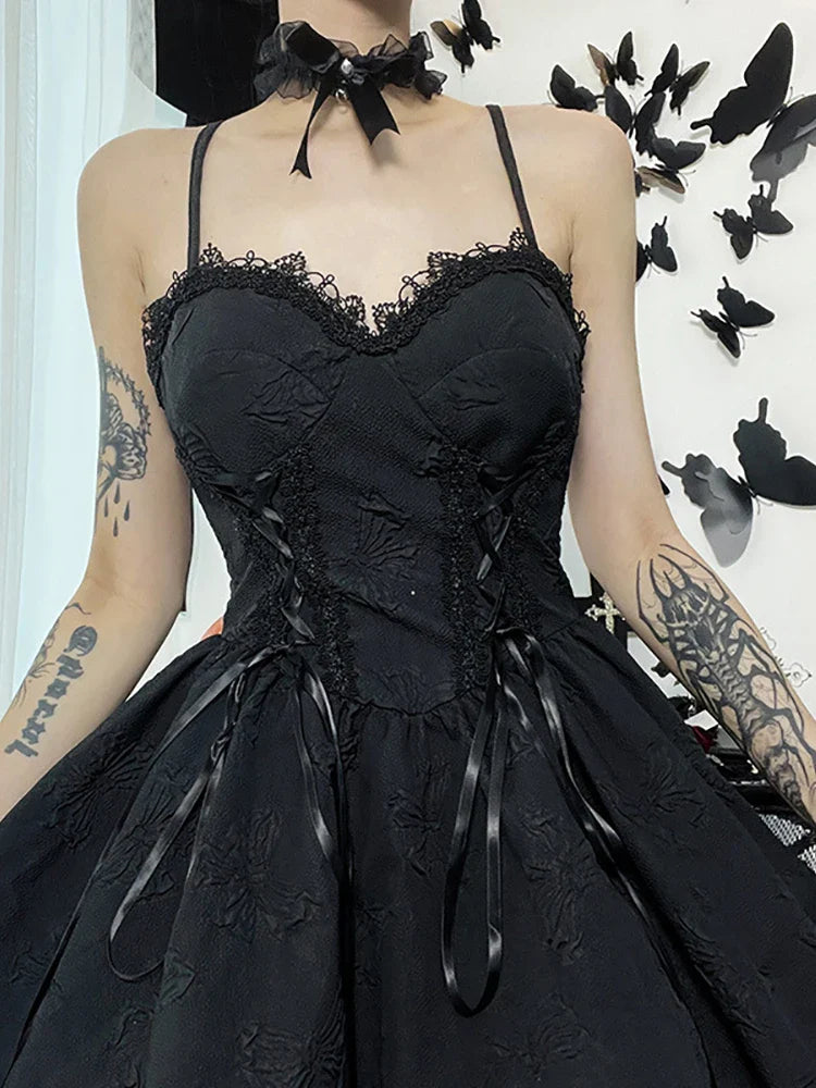 Robe gothique en jacquard