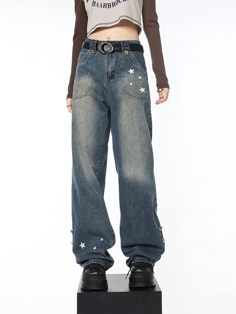 Jean cargo baggy - gris