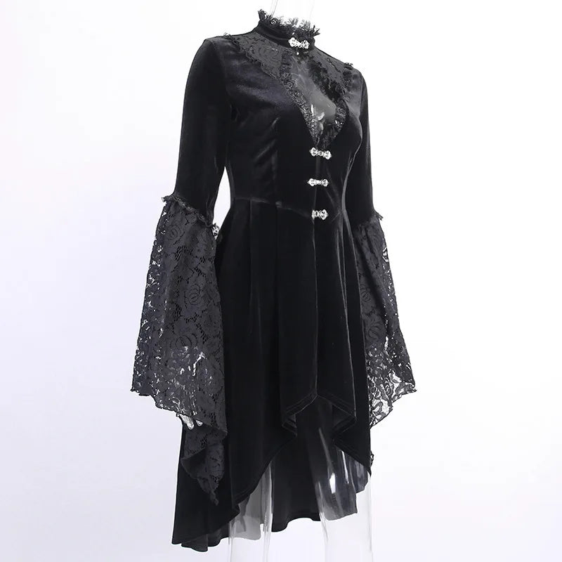 ROBE GOTHIQUE VICTORIENNE NOIRE