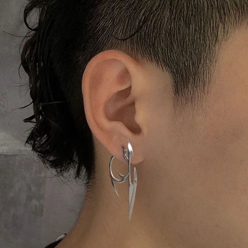 Boucles d'oreilles cyberpunk gothiques