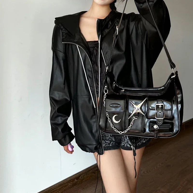 Sac en cuir Harajuku