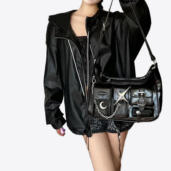 Sac en cuir Harajuku