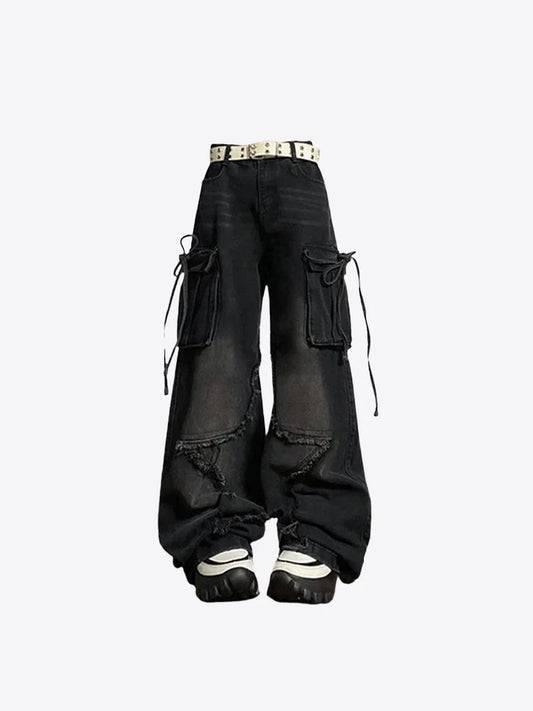 Pantalon baggy gothique - noir