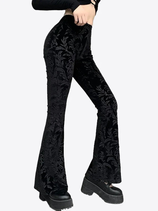 Pantalon gothique rétro